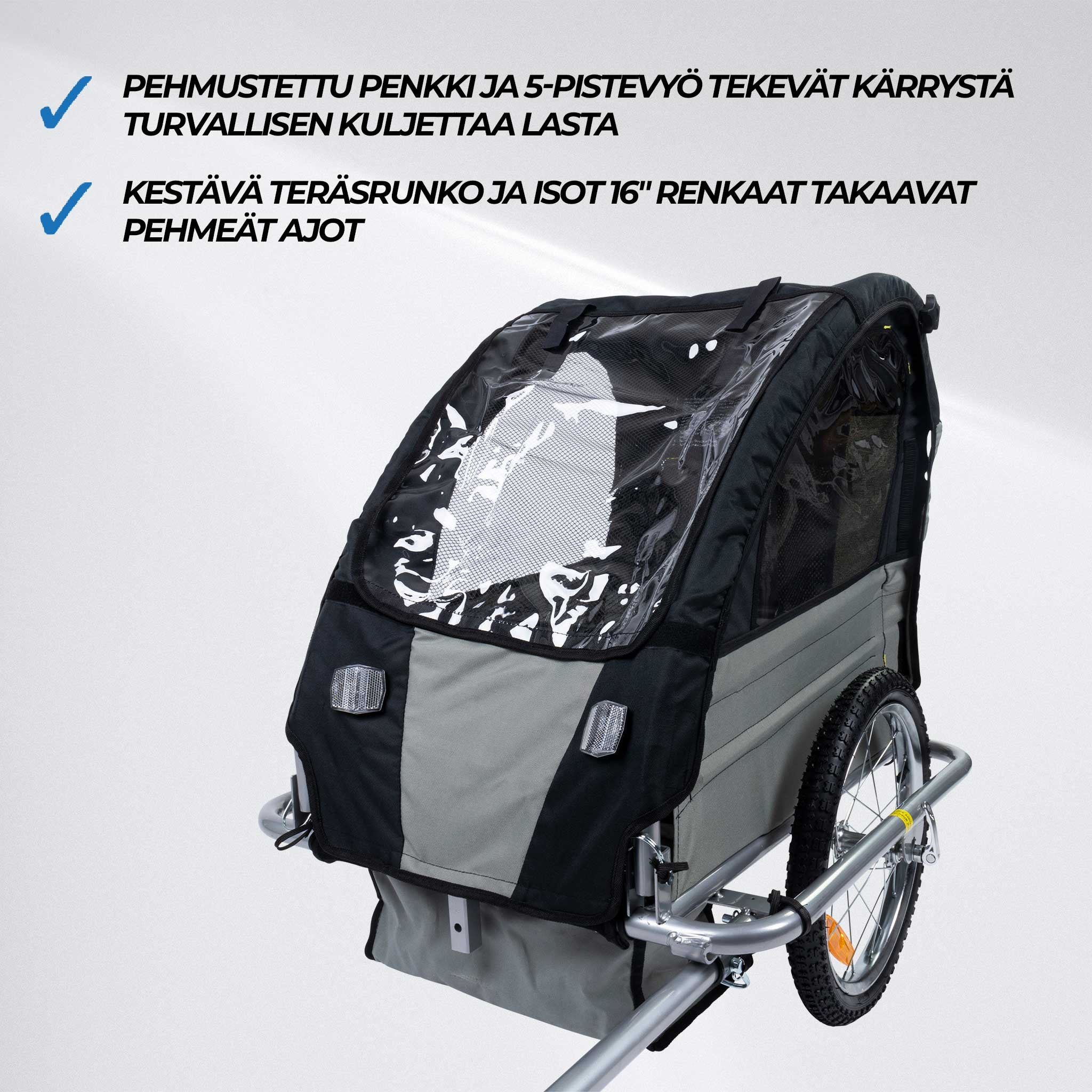 TR LASTENKULJETUSKÄRRY 1 HLÖ