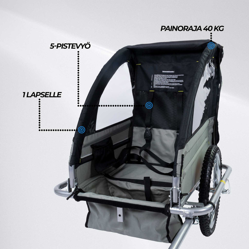 TR LASTENKULJETUSKÄRRY 1 HLÖ