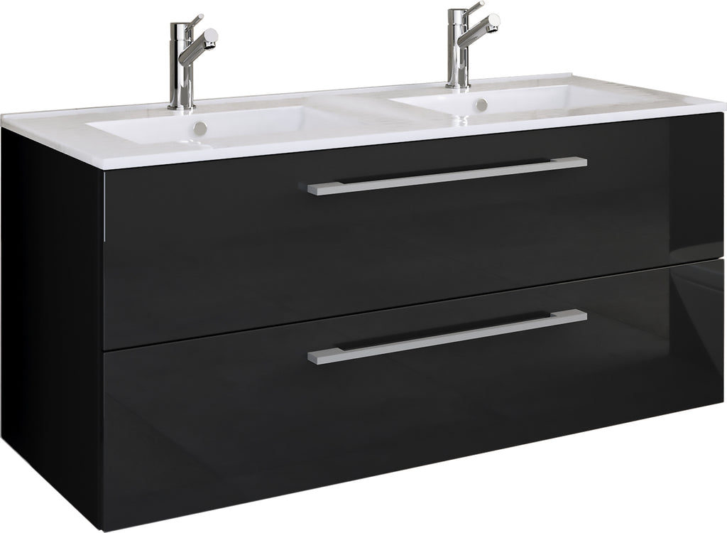 2-Osainen Pesuallas Budasi, musta