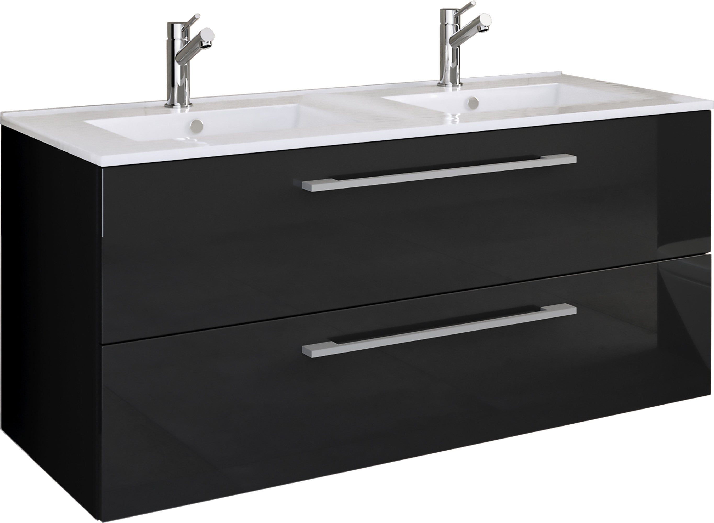 2-Osainen Pesuallas Budasi, musta