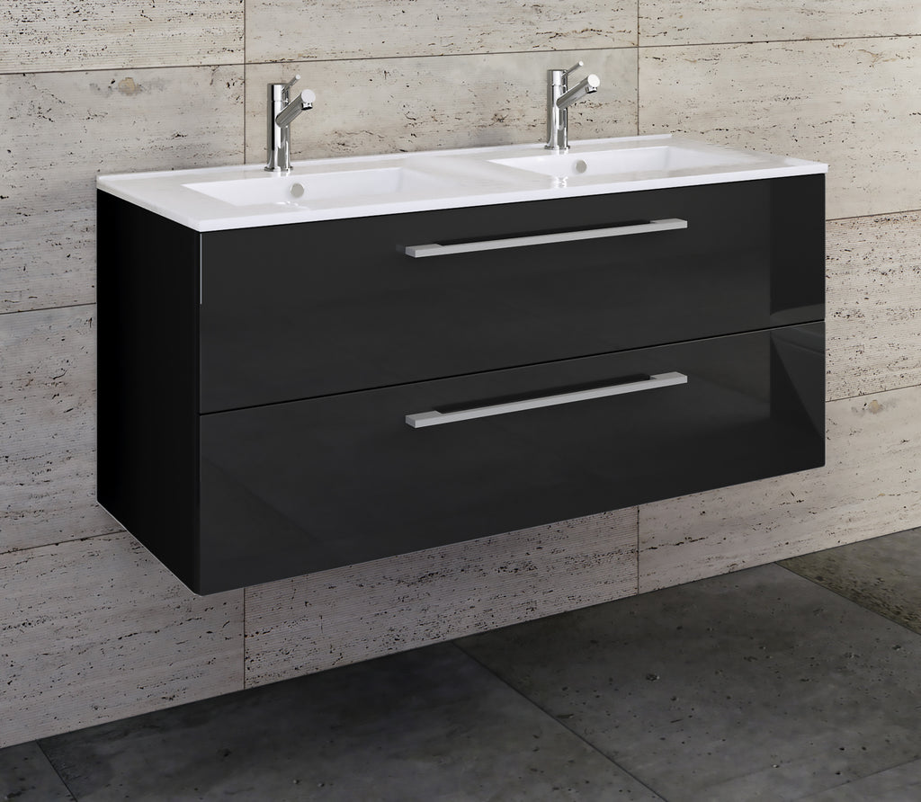 2-Osainen Pesuallas Budasi, musta