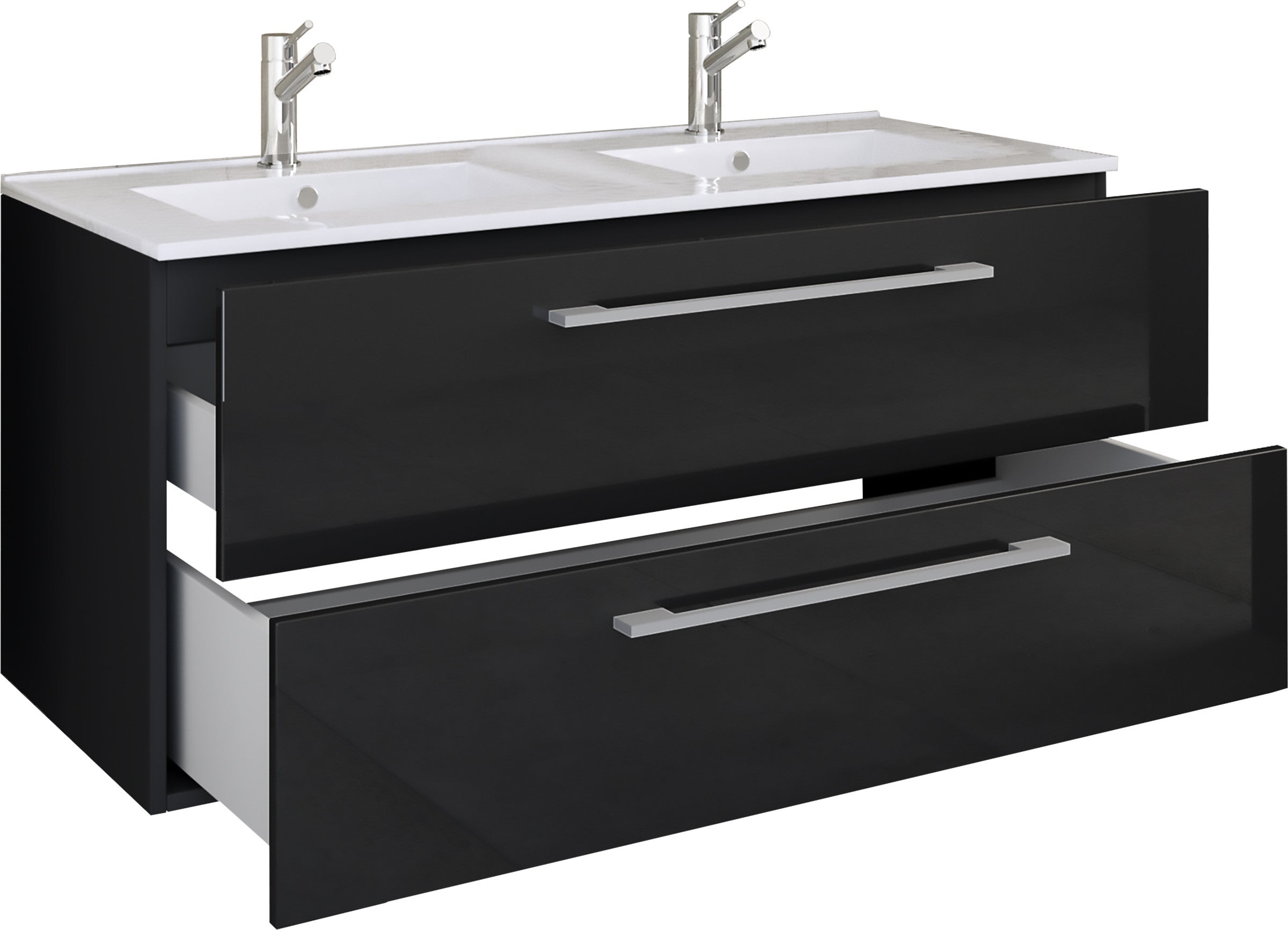 2-Osainen Pesuallas Budasi, musta