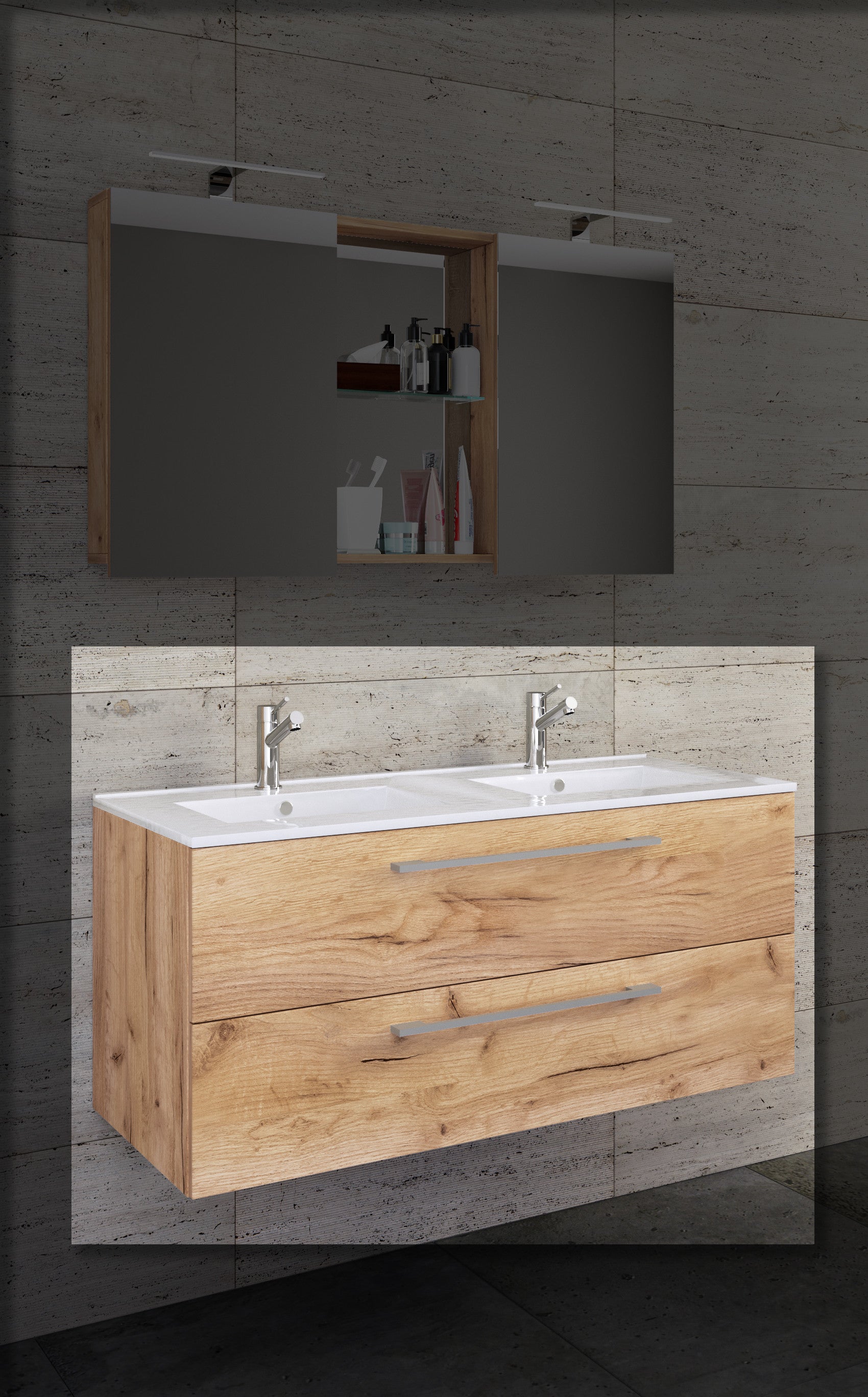 2-Osainen Pesuallas Budasi, puu