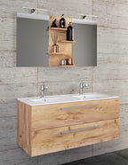 3-Osainen Pesuallas Budasi Peilillä, puu