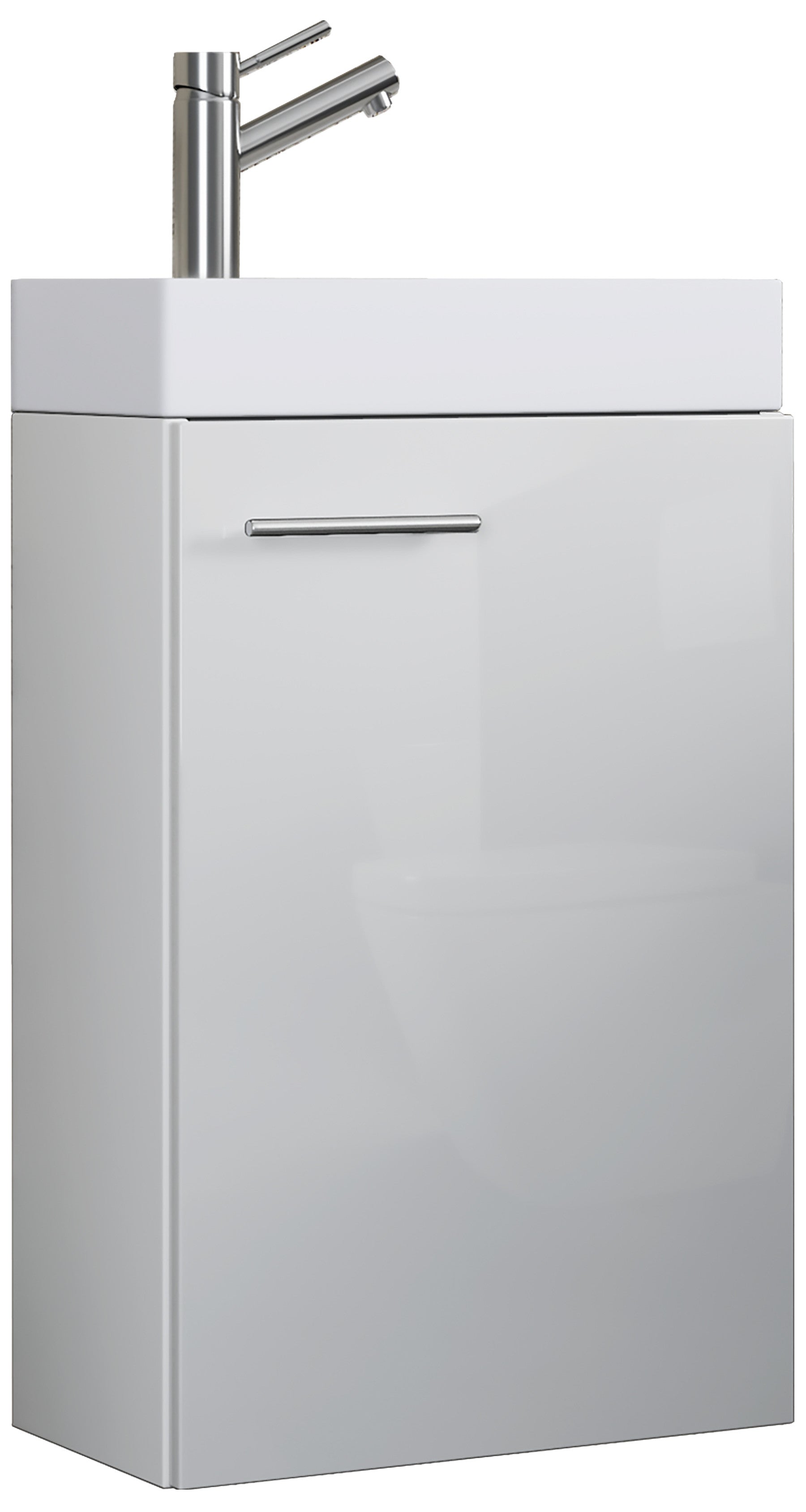 2-Osainen Pesuallassetti Slito, valkoinen