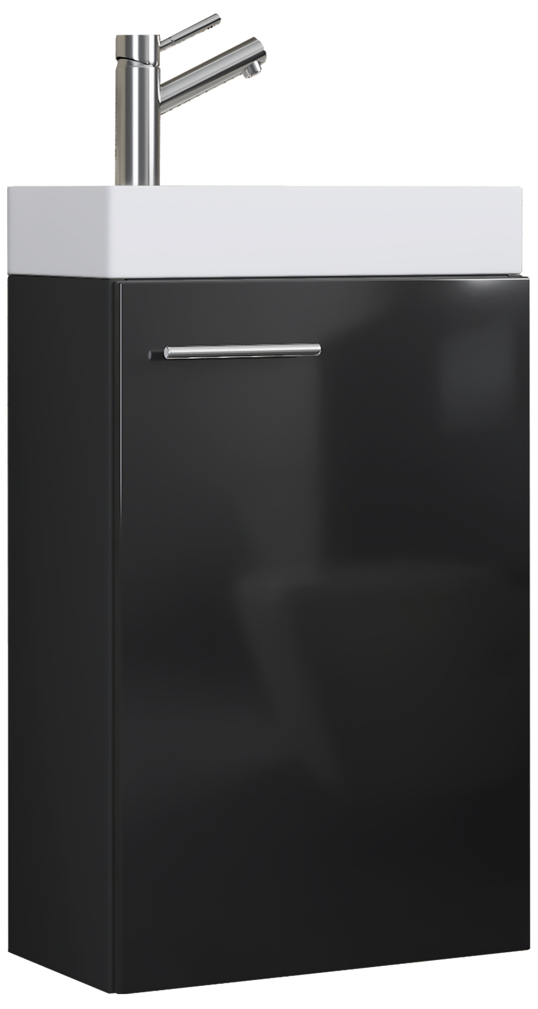 2-Osainen Pesuallassetti Slito, tumman harmaa