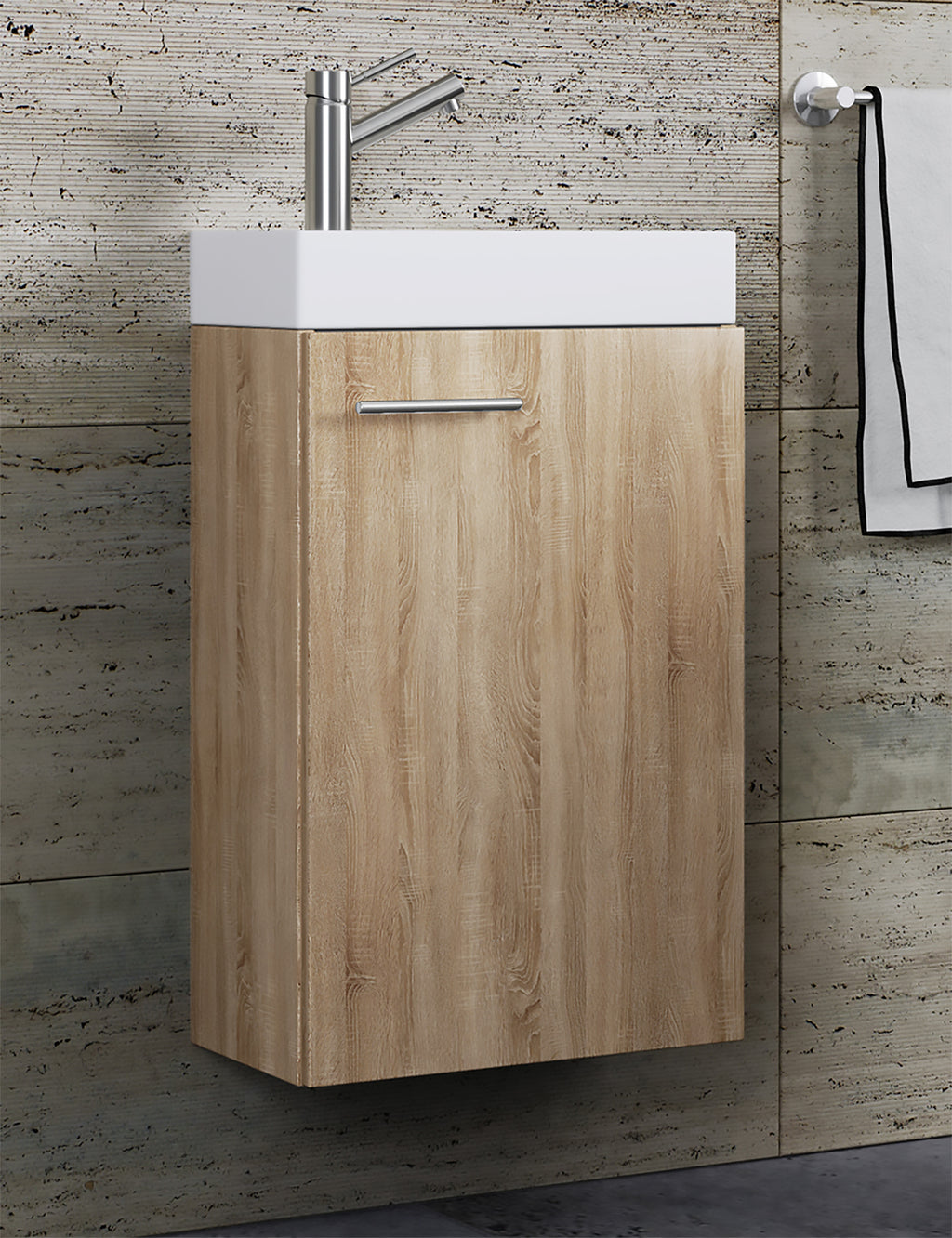 2-Osainen Pesuallassetti Slito, puukuosi