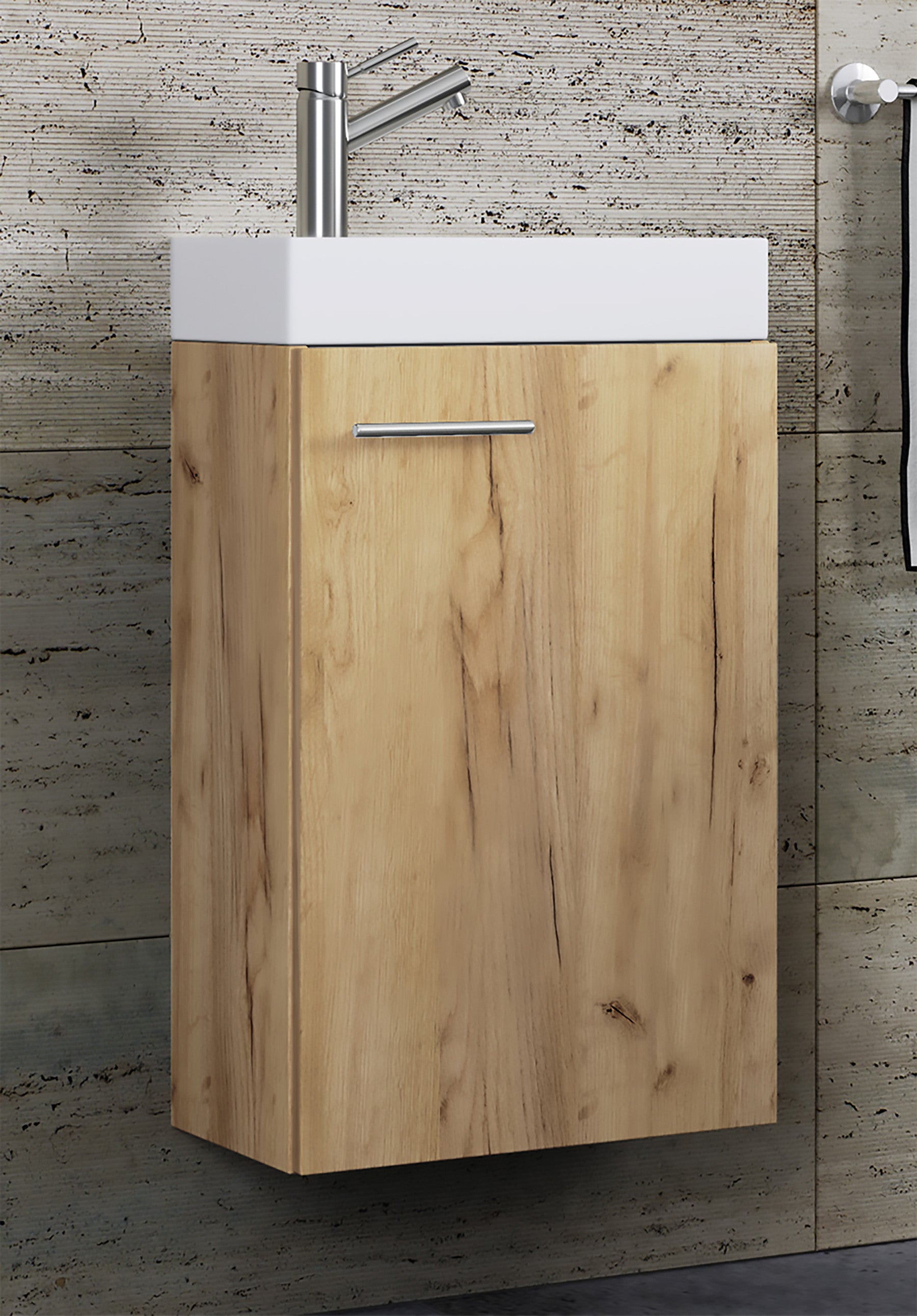 2-Osainen Pesuallassetti Slito, puu