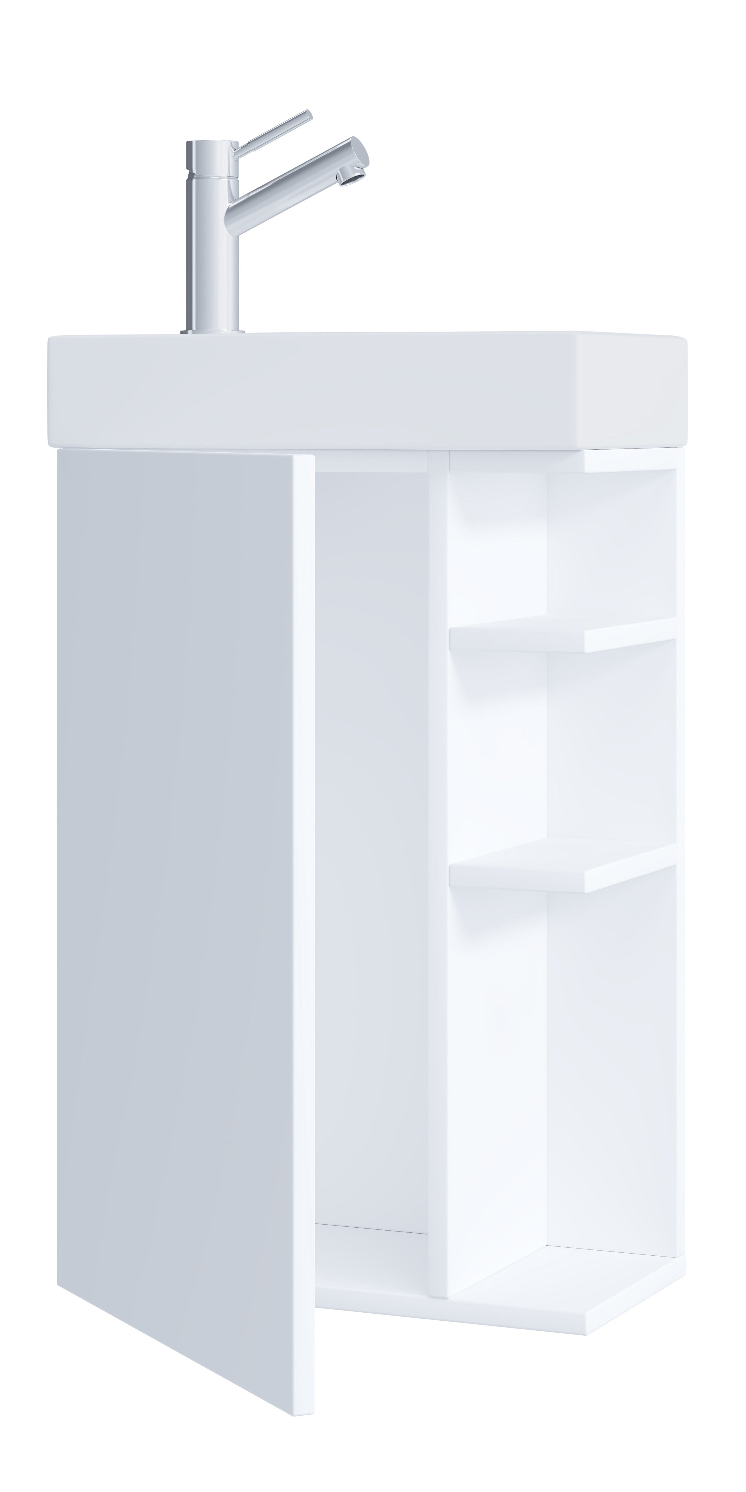 2-Osainen Pesuallassetti Lumia, valkoinen