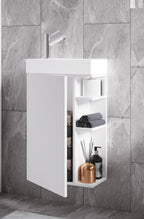 2-Osainen Pesuallassetti Lumia, valkoinen