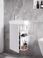 2-Osainen Pesuallassetti Lumia, valkoinen