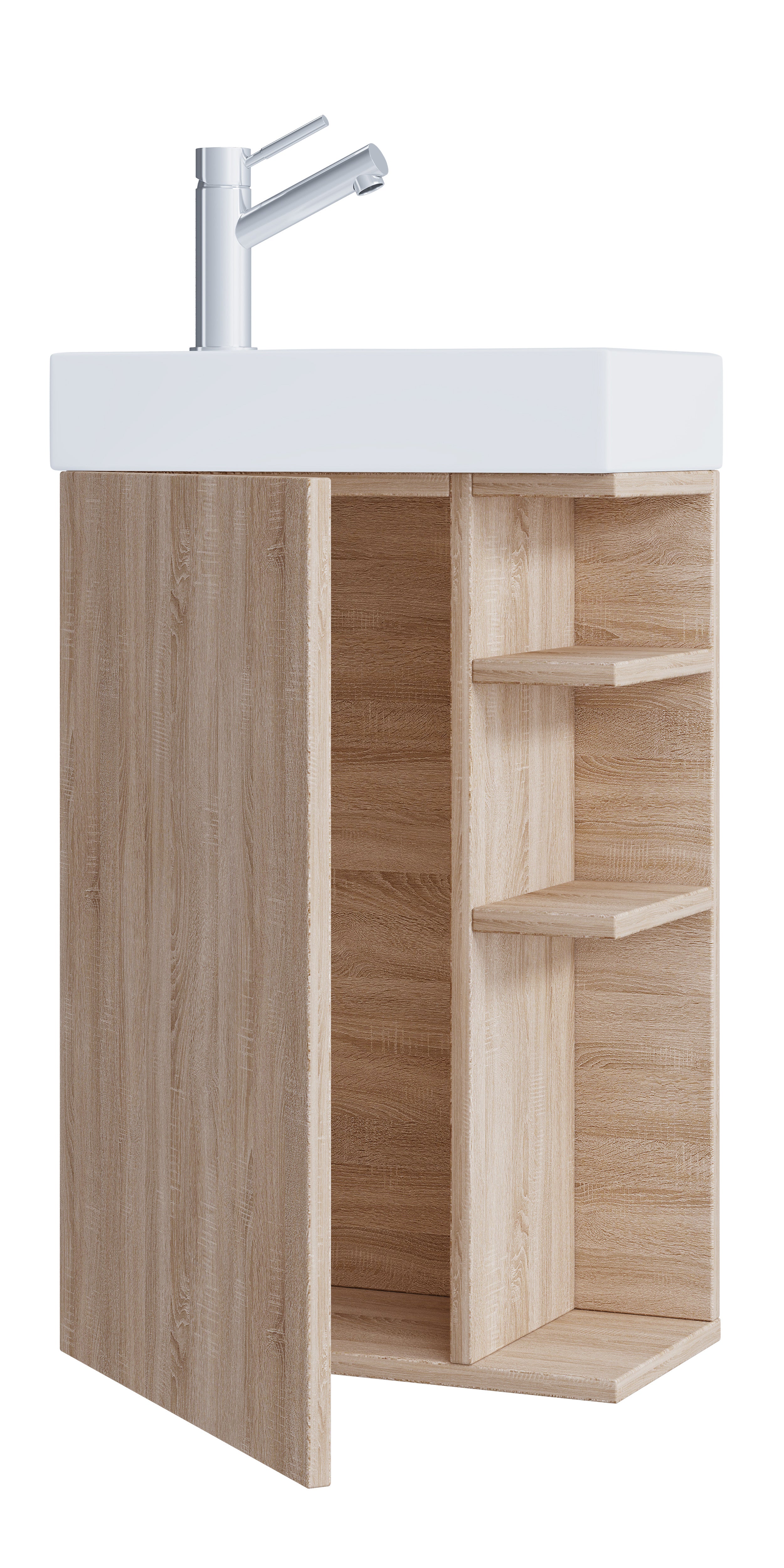 2-Osainen Pesuallassetti Lumia, puu