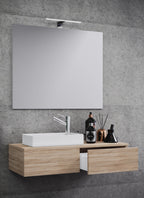 3-osainen Pesuallassetti Gudas Peilillä, puu