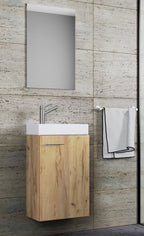 Pesuallassetti Slito Peilillä, puukuosi