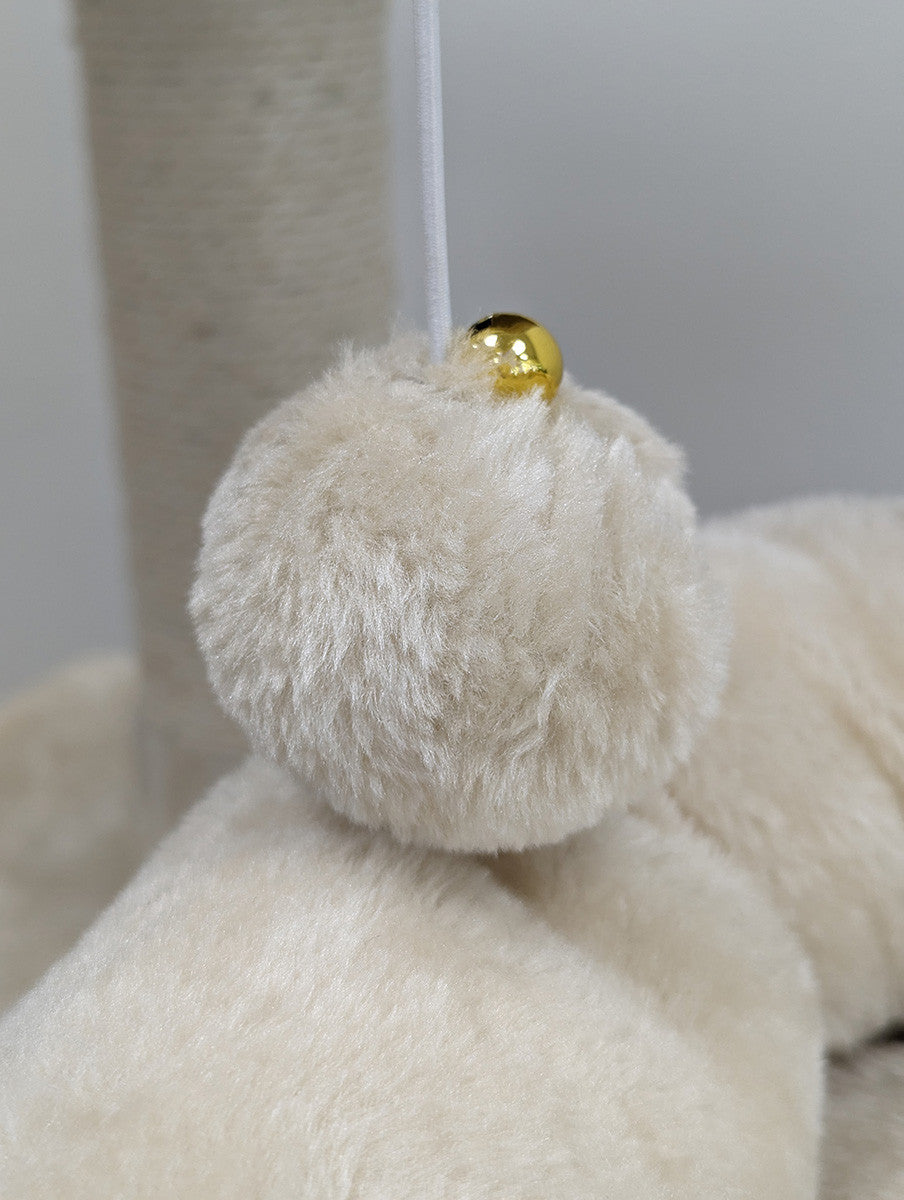 POHJOLAN LEMMIKKITARVIKE Kissojen raapimis-/kiipeilypuu 206 cm, beige