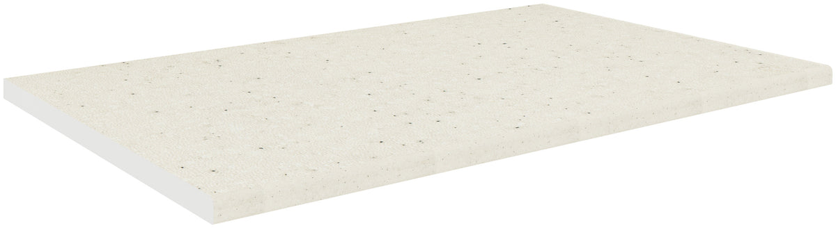 Köksbänk Esilo 100 cm, vitt stenmönster
