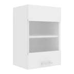 Keittiökaappi Esilo 1 Lasiovella cm, valkoinen