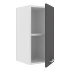 Keittiökaappi Esilo 1 Ovi 30 cm, valkoinen / harmaa