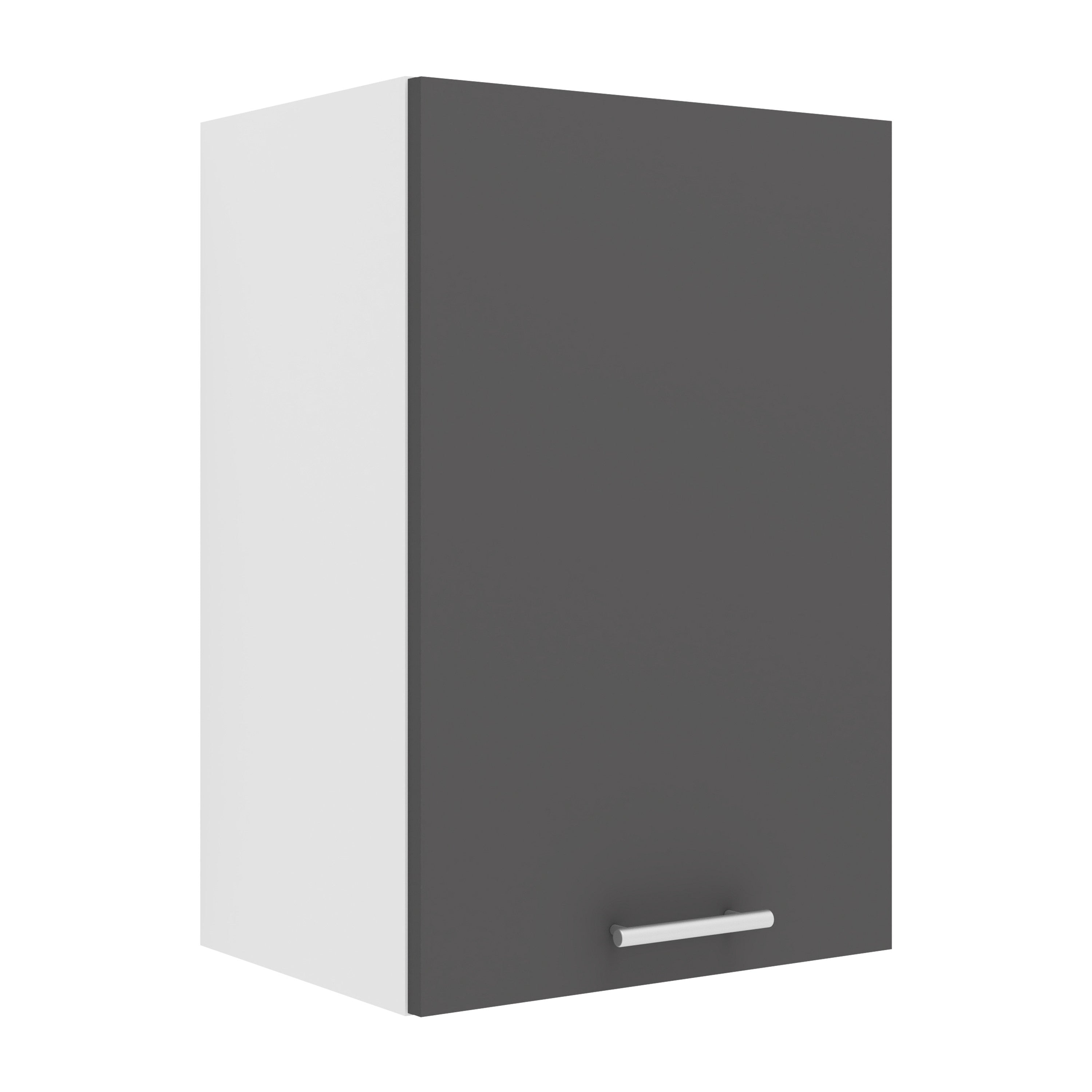 Keittiökaappi Esilo 1 Ovi 40 cm, valkoinen / harmaa