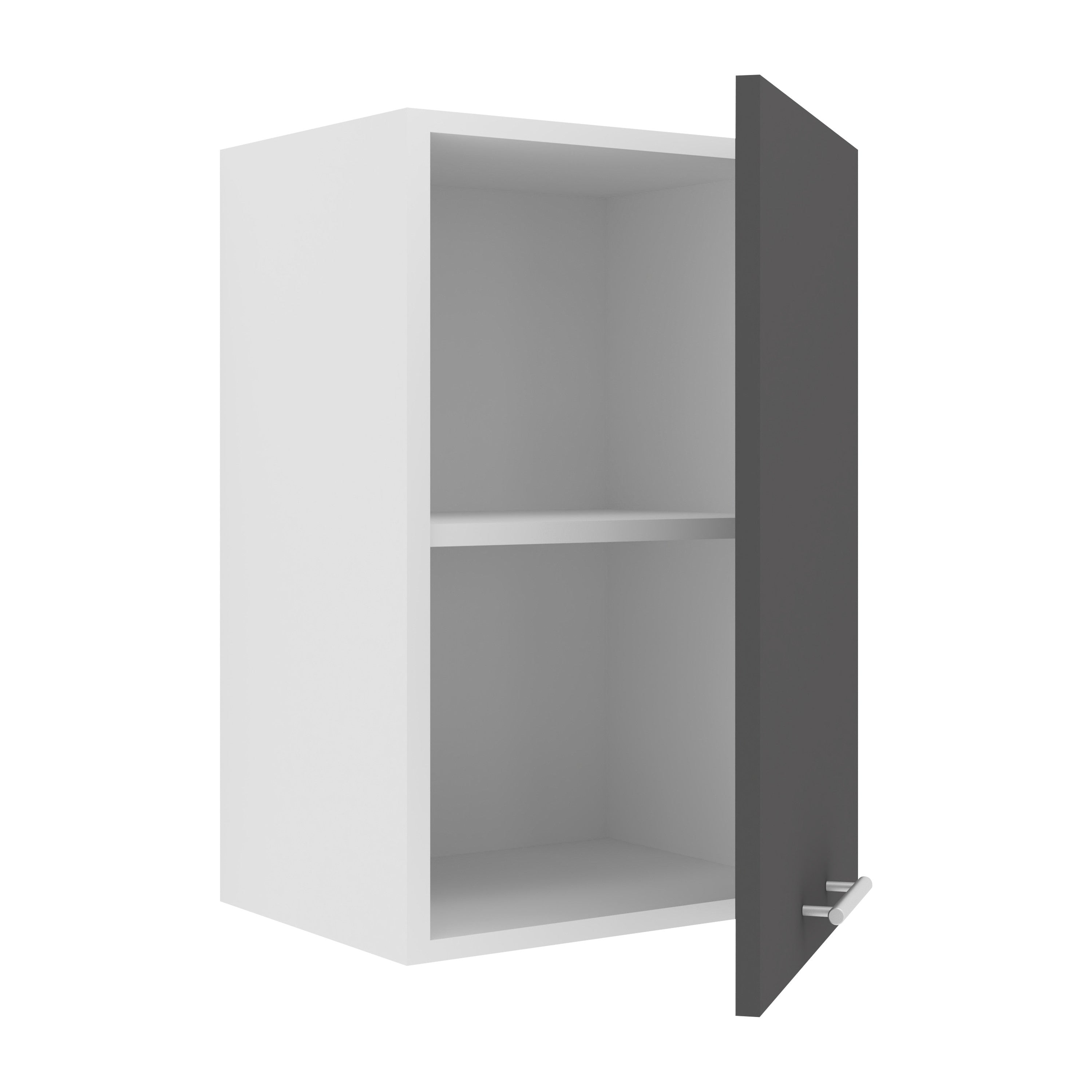 Keittiökaappi Esilo 1 Ovi 40 cm, valkoinen / harmaa
