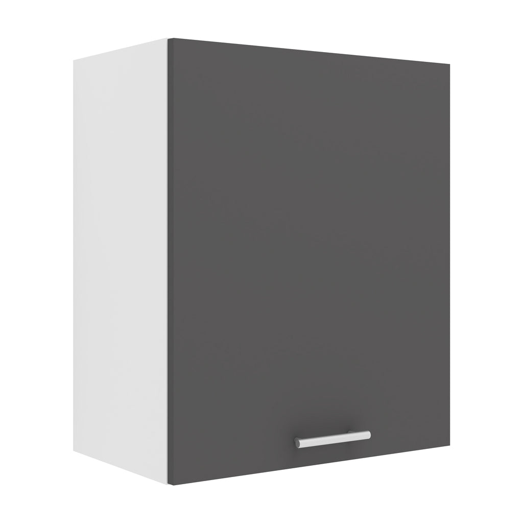 Keittiökaappi Esilo 1 Ovi 50 cm, valkoinen / harmaa