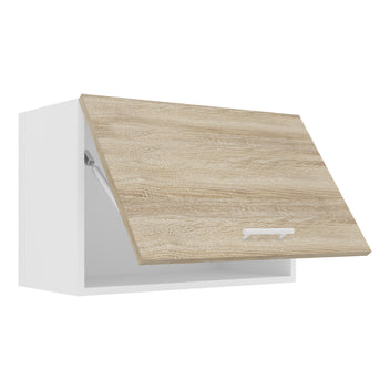 Köksskåp Esilo 1 dörr 60 cm, vit/trä