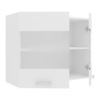 Keittiökaappi Esilo 2 Lasiovella 80 cm, valkoinen