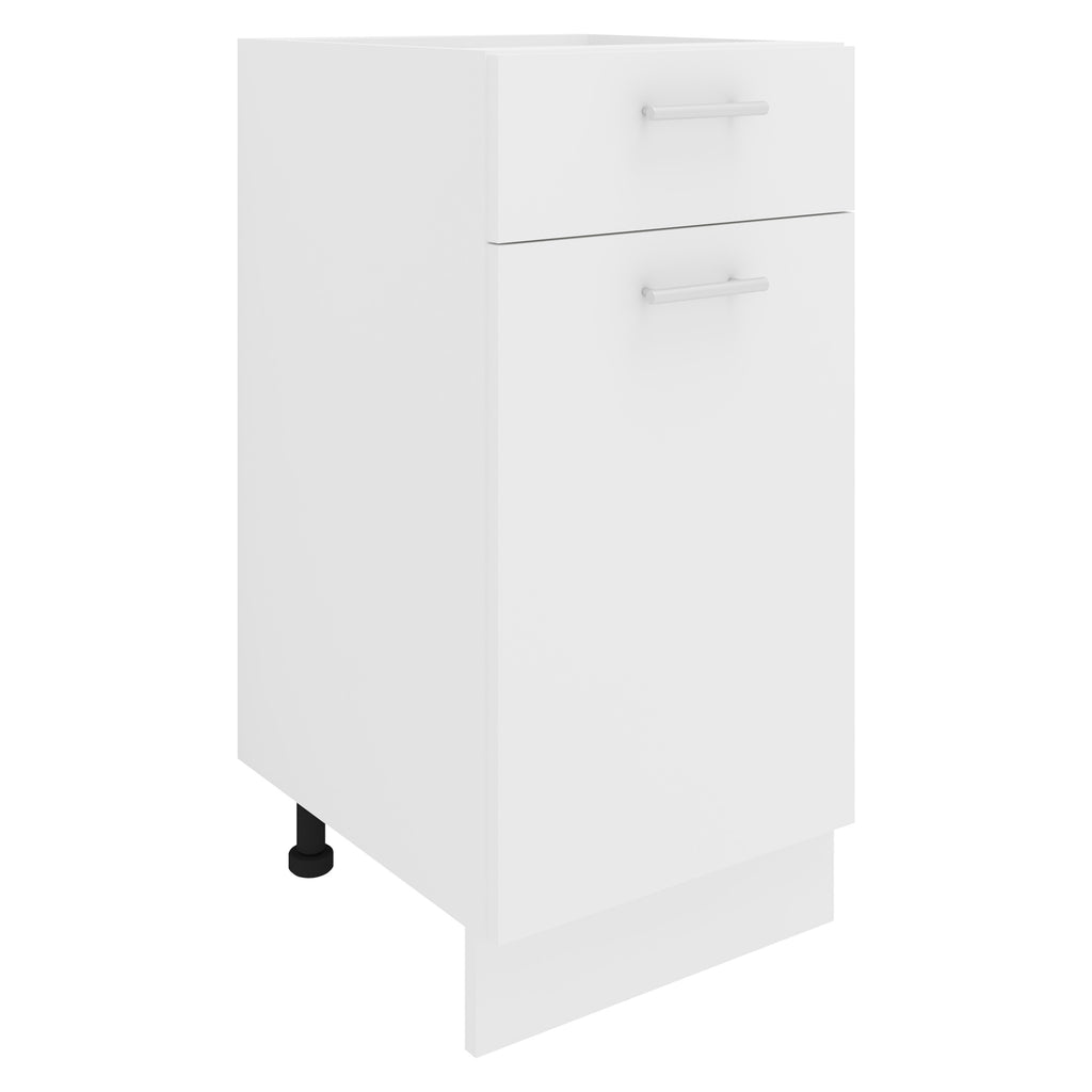 Keittiökaappi Esilo 1 Ovi / 1 Laatikko 40 cm, valkoinen