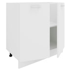 Keittiökaappi Esilo 2 Ovea 80 cm, valkoinen