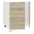 Pesuallas Keittiökaappi Esilo, valkoinen / puu