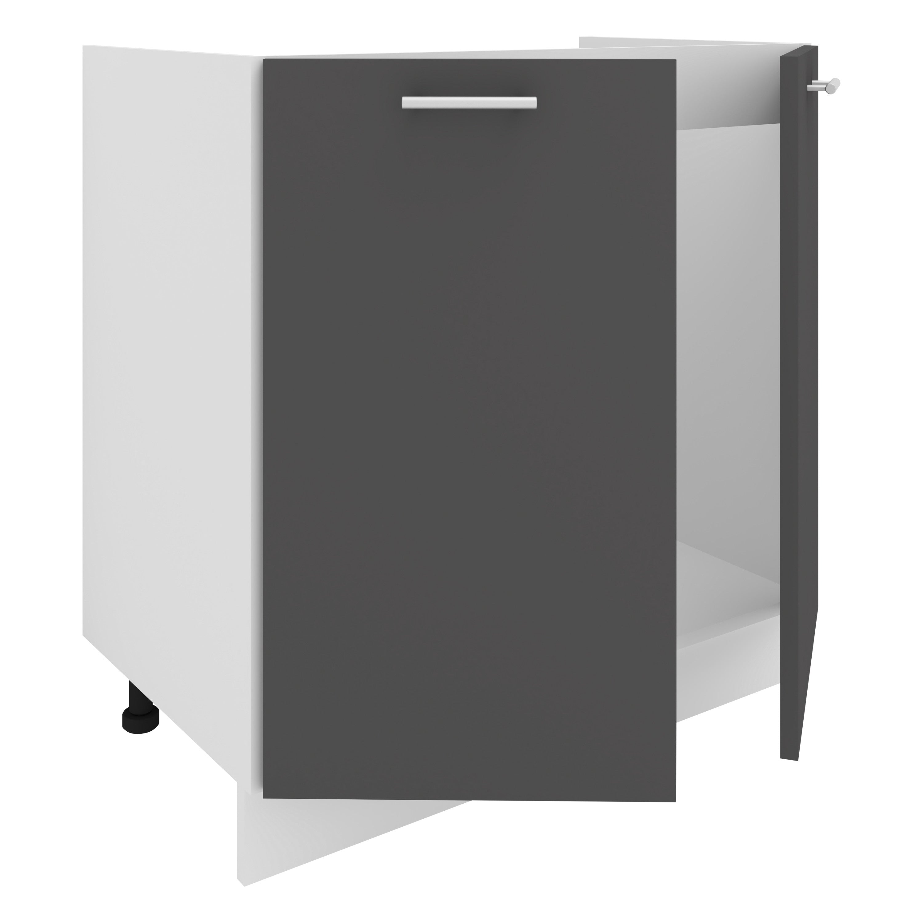 Pesuallas Keittiökaappi Esilo, valkoinen / harmaa