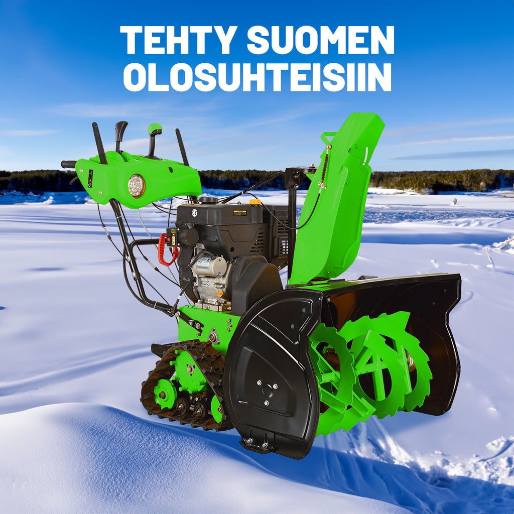 POHJOLA MOTORS Lumilinko telaveto 15HV / 11kW 420cc, Powersteering, sähköstartti, kaksivaiheinen