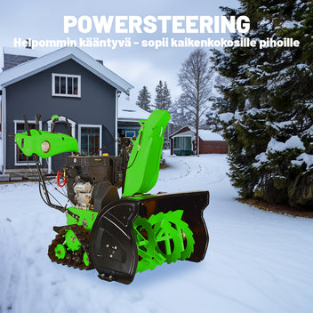 Snöslunga 15 HV / 420 cc – banddrift, 85 cm arbetsbredd, elstart