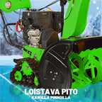 POHJOLA MOTORS Lumilinko telaveto 15HV / 11kW 420cc, Powersteering, sähköstartti, kaksivaiheinen