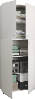 Vaatekaappi Lona, valkoinen