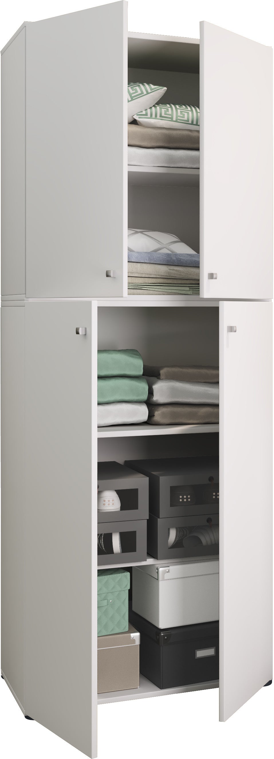 Vaatekaappi Lona, valkoinen