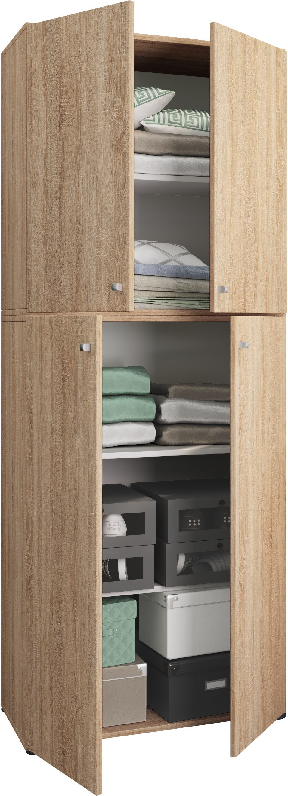 Vaatekaappi Lona, vaalea puu