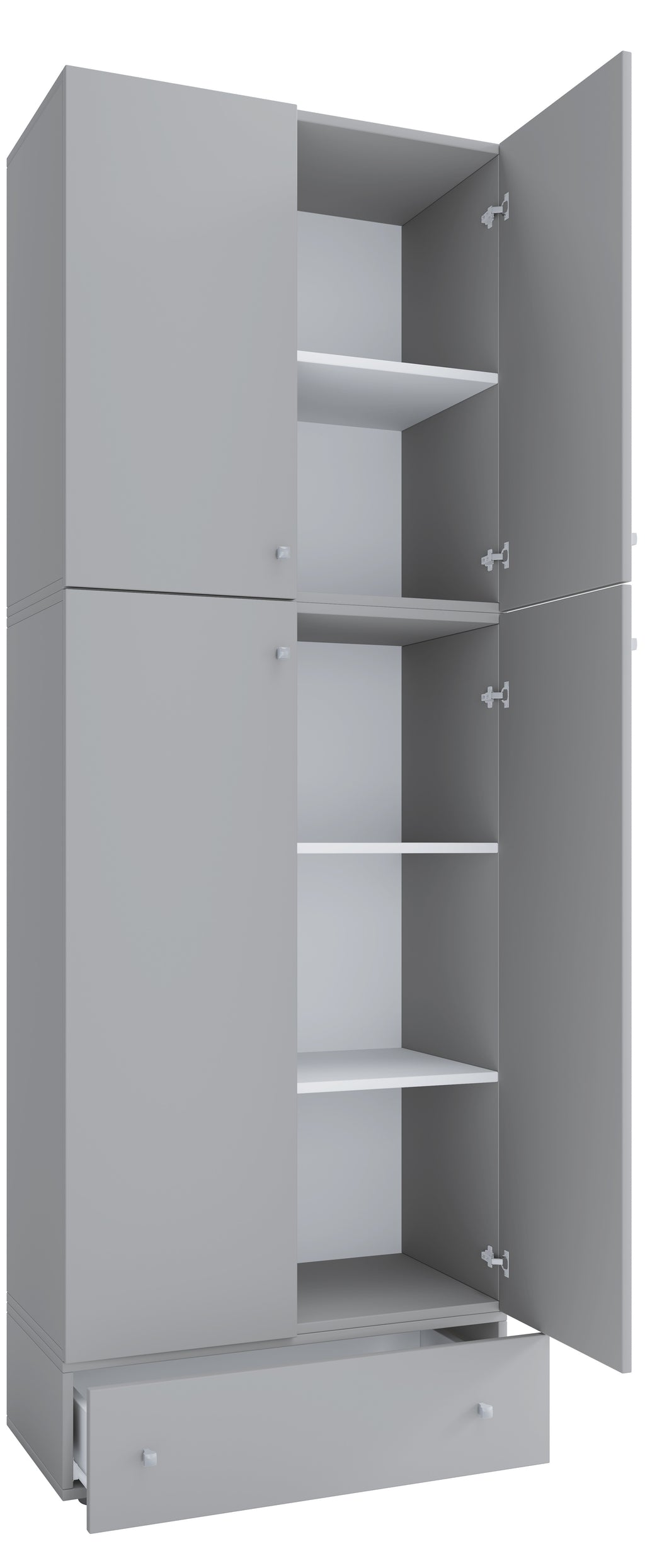 Vaatekaappi Lona XXL Saranaovilla Vetolaatikolla