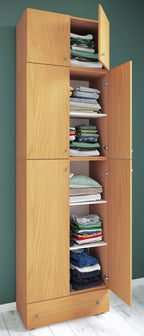 Vaatekaappi Lona XXL Saranaovilla, puu