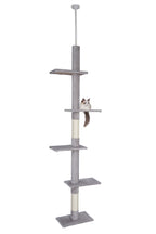 POHJOLAN LEMMIKKITARVIKE Kissan kiipeily-/raapimispuu 229-275 cm, vaalean harmaa