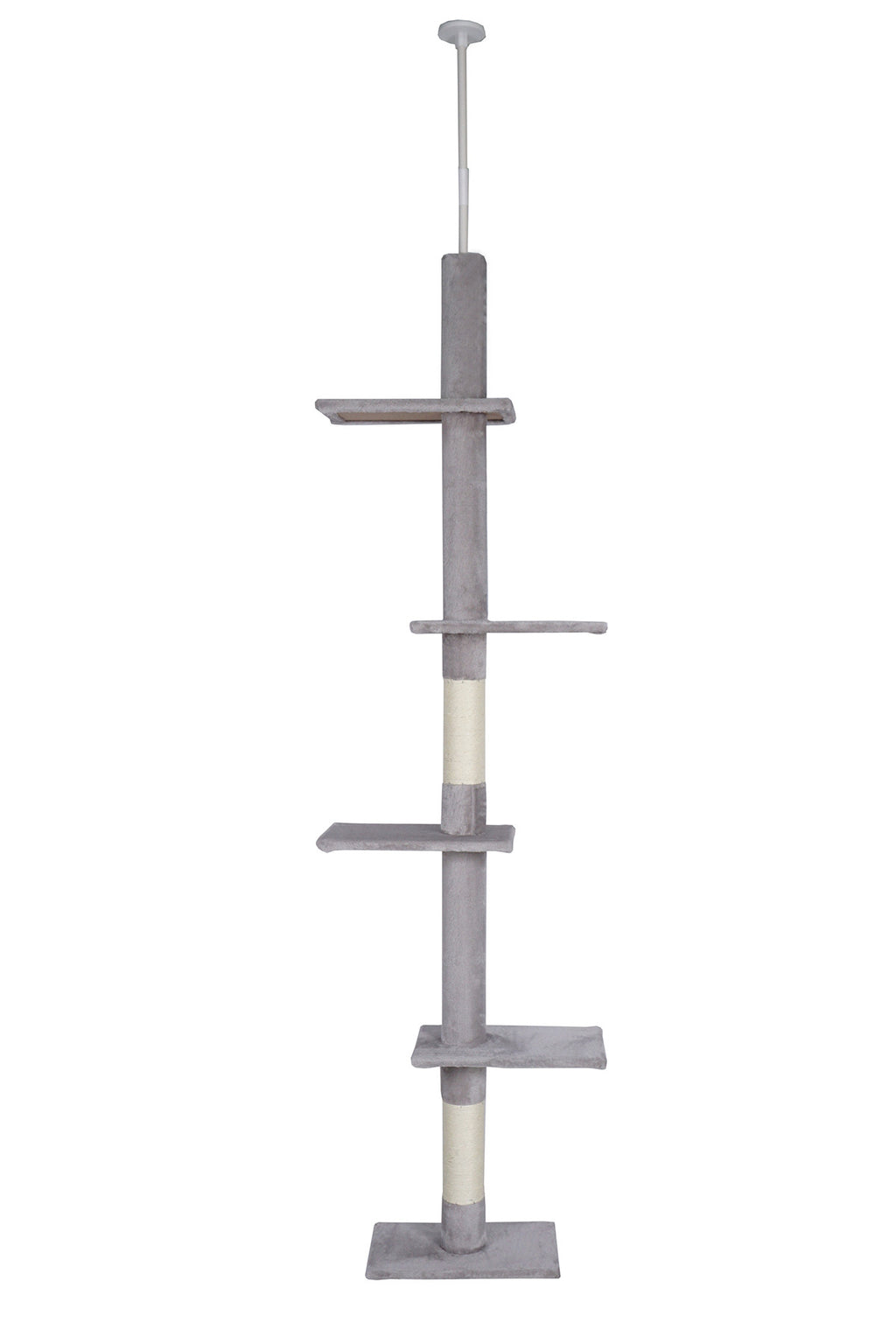 POHJOLAN LEMMIKKITARVIKE Kissan kiipeily-/raapimispuu 229-275 cm, vaalean harmaa