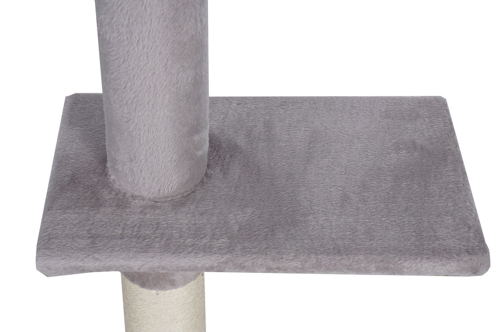 POHJOLAN LEMMIKKITARVIKE Kissan kiipeily-/raapimispuu 229-275 cm, vaalean harmaa