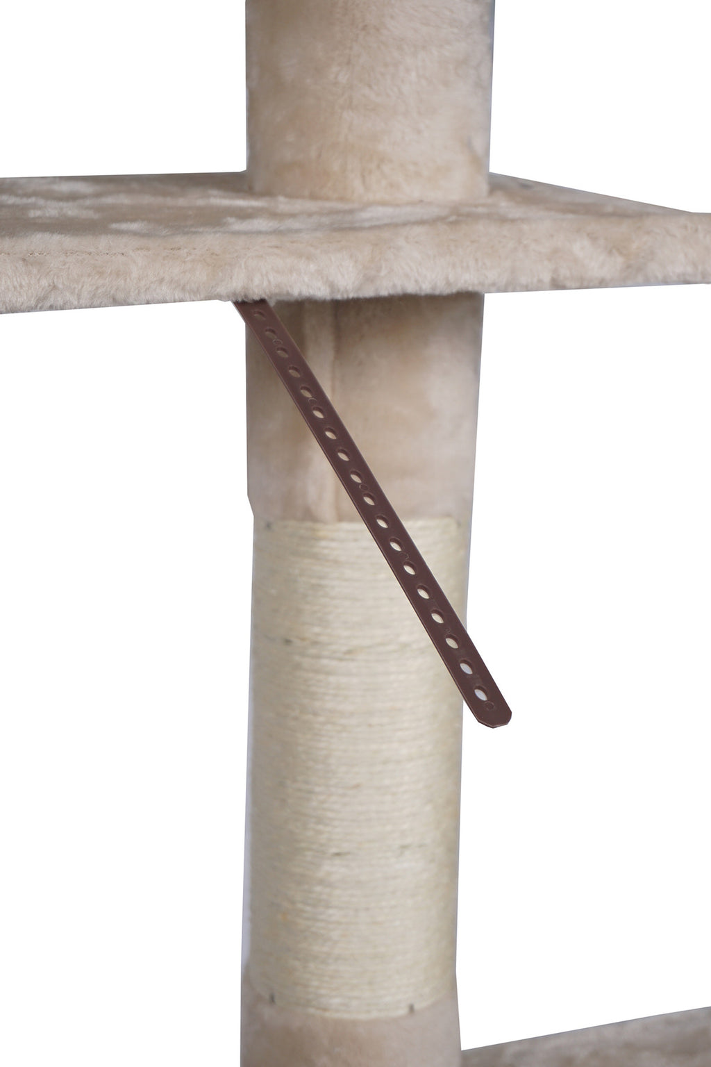 POHJOLAN LEMMIKKITARVIKE Kissan kiipeily-/raapimispuu 229-275 cm, beige