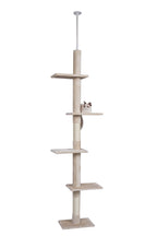 POHJOLAN LEMMIKKITARVIKE Kissan kiipeily-/raapimispuu 229-275 cm, beige