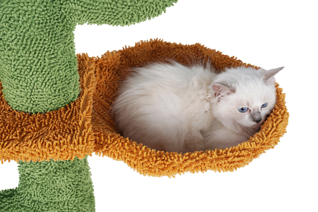 POHJOLAN LEMMIKKITARVIKE Kissan kiipeily-/raapimispuu 229-275 cm, Vihreä kaktus