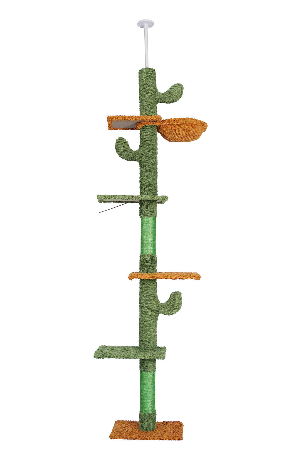 POHJOLAN LEMMIKKITARVIKE Kissan kiipeily-/raapimispuu 229-275 cm, Vihreä kaktus