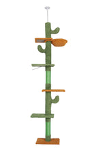 POHJOLAN LEMMIKKITARVIKE Kissan kiipeily-/raapimispuu 229-275 cm, Vihreä kaktus