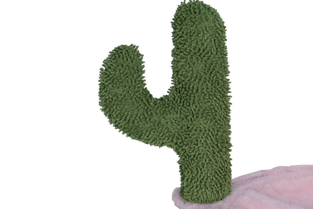 POHJOLAN LEMMIKKITARVIKE Kissan kiipeily-/raapimispuu 125 cm, Vihreä/Pinkki