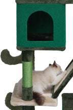 POHJOLAN LEMMIKKITARVIKE Kissan kiipeily-/raapimispuu 146 cm, Vihreä