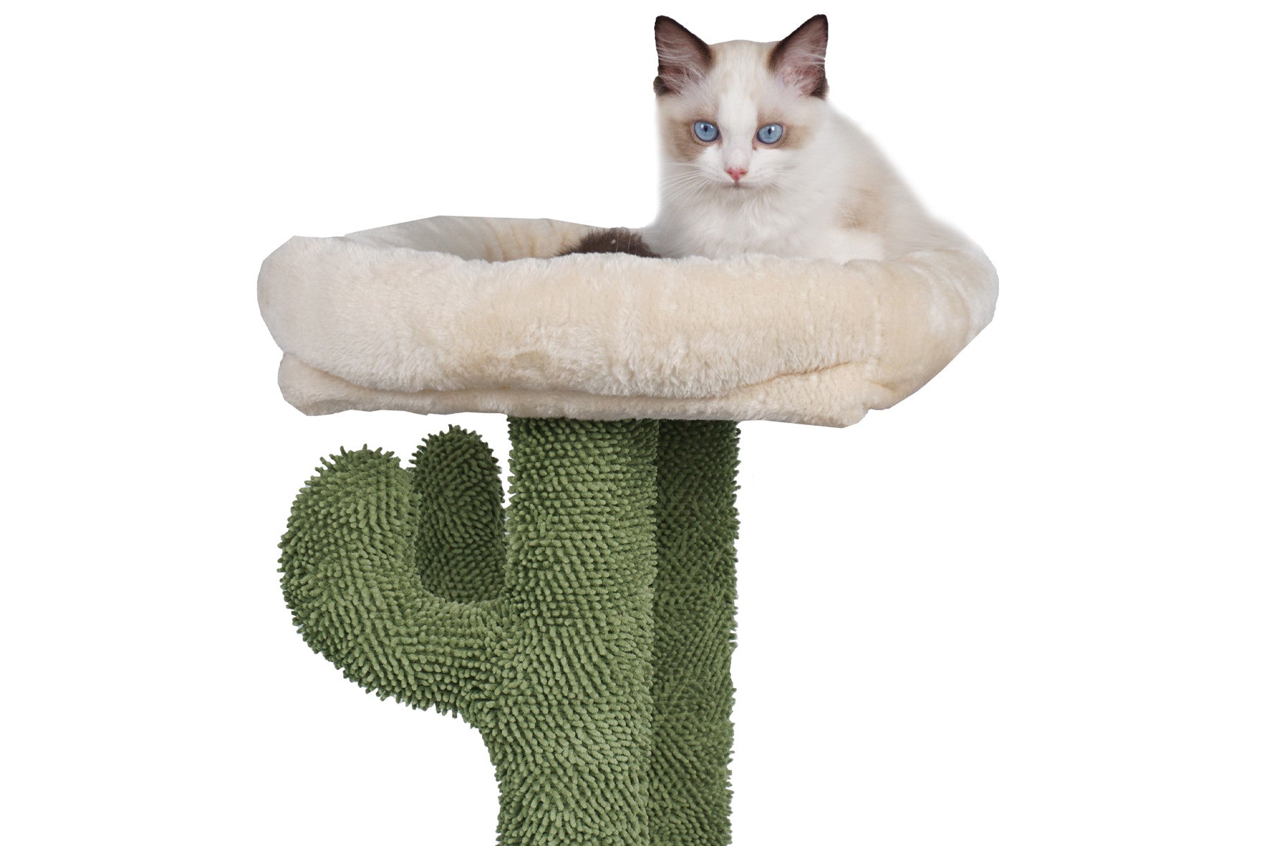 POHJOLAN LEMMIKKITARVIKE Kissan kiipeily-/raapimispuu 146 cm, Vihreä